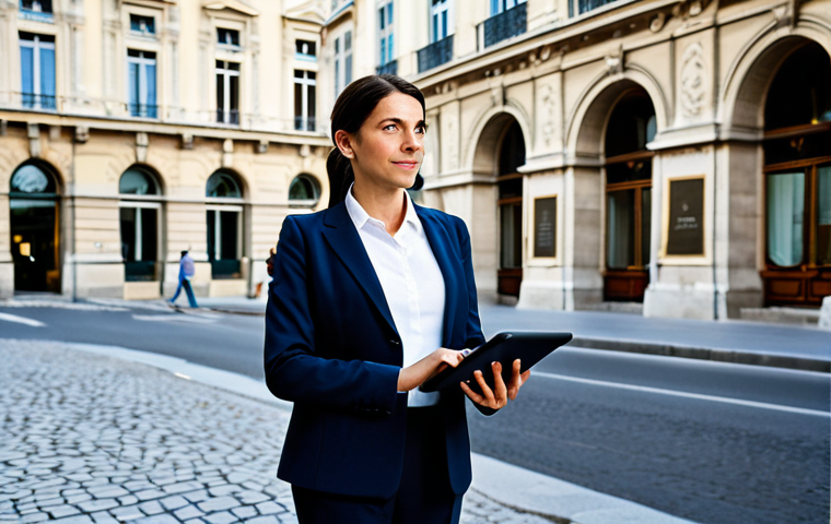 붕괴 스타레일 이벤트 보상 최적 활용법 - Modern Parisian Cafe**

"A young woman in a stylish, modest dress and cardigan, sitting at a table o...