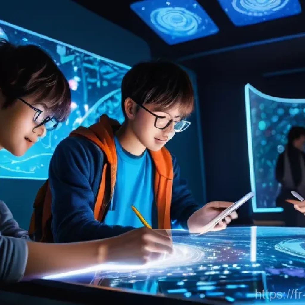 붕괴 스타레일 팬덤 커뮤니티 특징 - A vibrant scene depicting a diverse group of Honkai: Star Rail players, aged 15-30, enthusiastically...