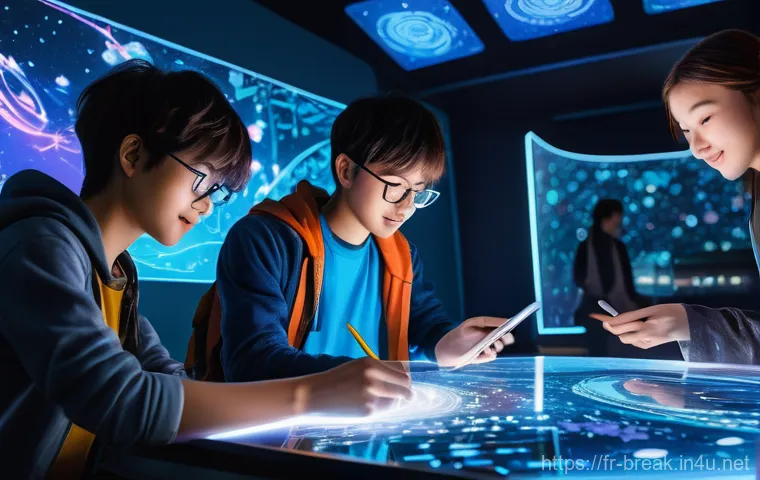 붕괴 스타레일 팬덤 커뮤니티 특징 - A vibrant scene depicting a diverse group of Honkai: Star Rail players, aged 15-30, enthusiastically...